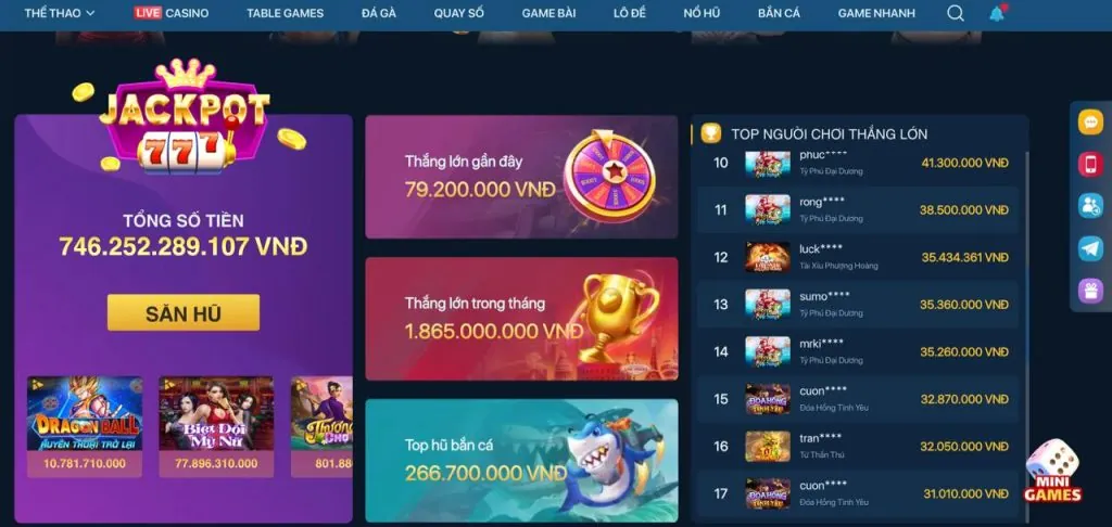 Ưu đãi chào mừng sumclup nổ hũ